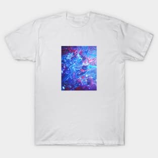 Acrylic pouring, abstract, art T-Shirt